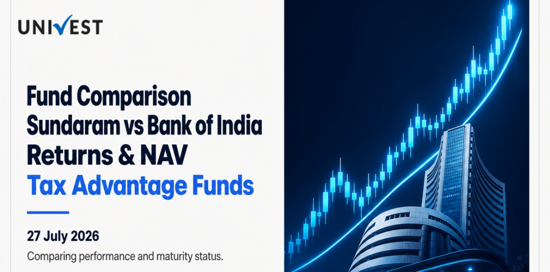 Sundaram Long Term Tax Advantage Fund Series I Regular Plan vs Bank of India Mid Cap Tax Fund Series 1 Regular Growth: NAV, Returns and Maturity Status Compared