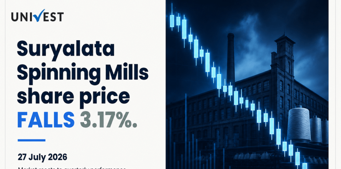 Suryalata Spinning Mills Share Price Falls 3.17% After Q1 FY27 Results