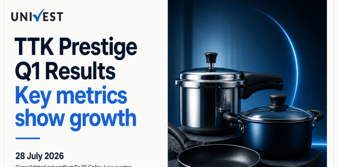 TTK Prestige Q1 Results FY27: Net Profit at Rs 36 Cr for June 2026 Quarter