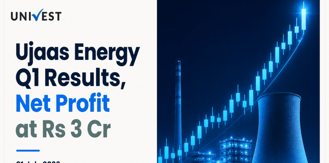 Ujaas Energy Q1 Results FY27: Net Profit at Rs 3 Cr for June 2026 Quarter