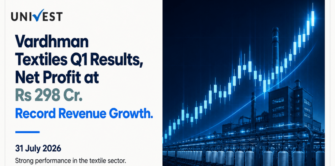 Vardhman Textiles Q1 Results FY27: Net Profit at Rs 298 Cr for June 2026 Quarter