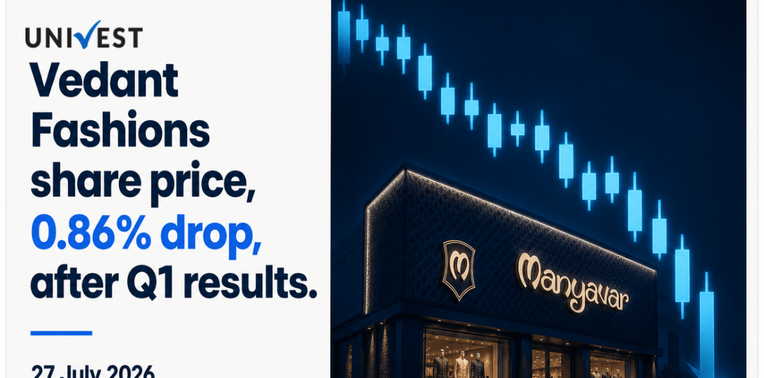 Vedant Fashions Share Price Falls 0.86% After Q1 FY27 Results