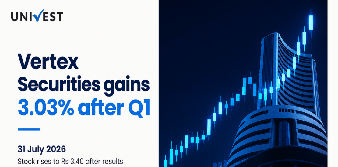 Vertex Securities Share Price Gains 3.03% After Q1 Results