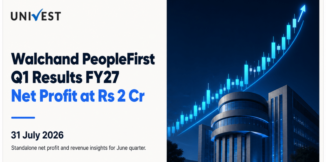 Walchand PeopleFirst Q1 Results FY27: Net Profit at Rs 2 Cr for June 2026 Quarter