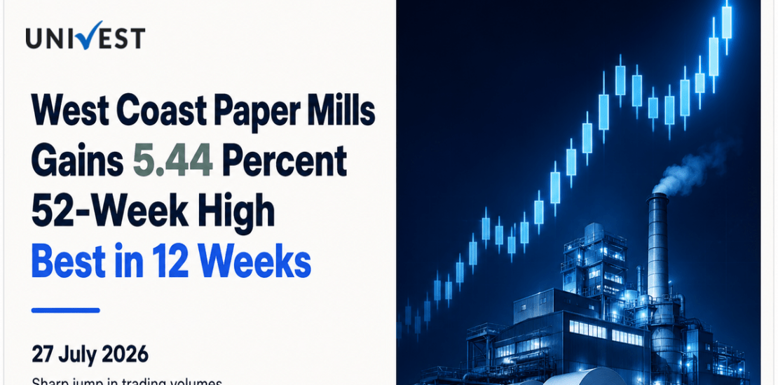 West Coast Paper Mills Share Price Gains Most in 12 Weeks, Touches 52-Week High