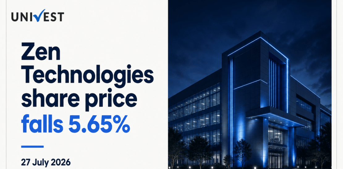 Zen Technologies Share Price Falls 5.65% After Q1 FY27 Results