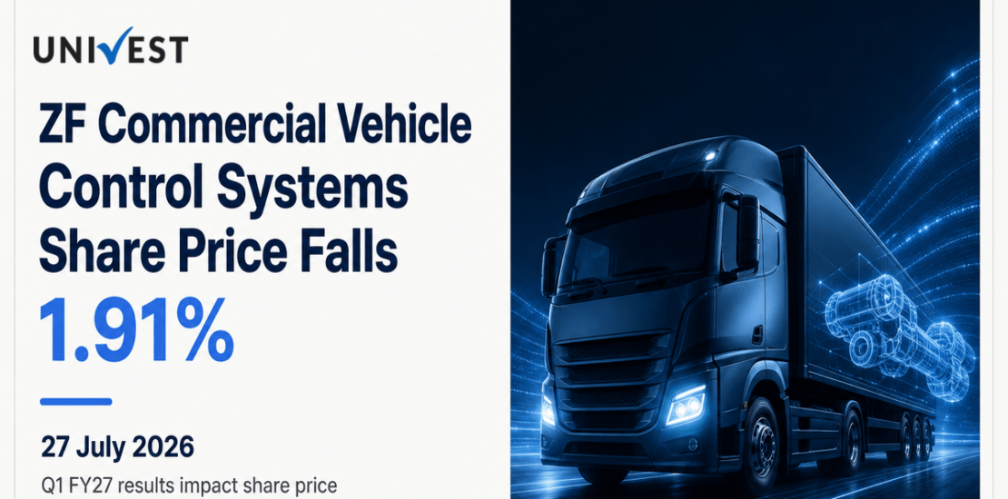 ZF Commercial Vehicle Control Systems Share Price Falls 1.91% After Q1 FY27 Results