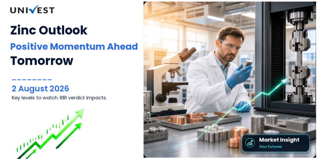Zinc Prediction for Tomorrow, Monday 3 August 2026: MCX Levels Heading Into the New Week