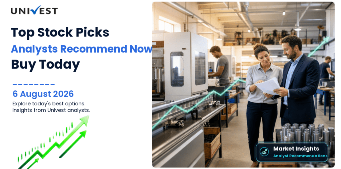 10 Stocks to Buy Today on 6 August 2026: Analyst Picks Across Cyclicals, Banking and Insurance