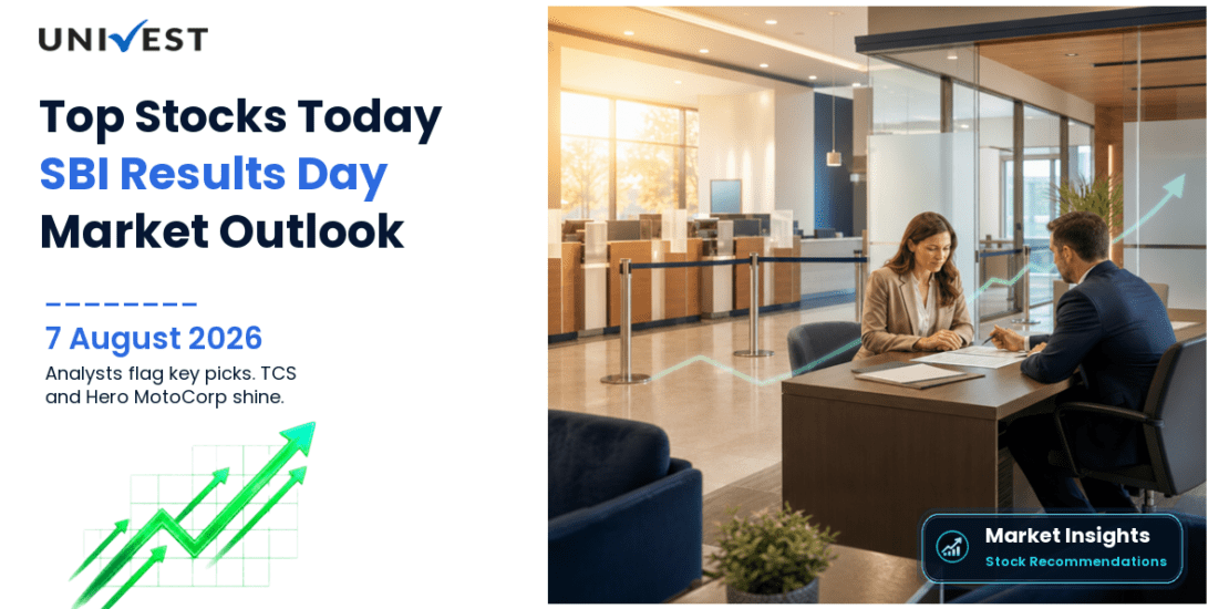 10 Stocks to Buy Today on 7 August 2026: Ankit Jaiswal and Kunal Singla Flag SBI on Results Day TCS Gap-Up Hero MotoCorp and More