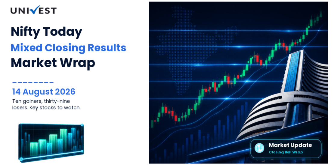 Nifty 50 Today: Closing Bell Wrap for 14 August 2026