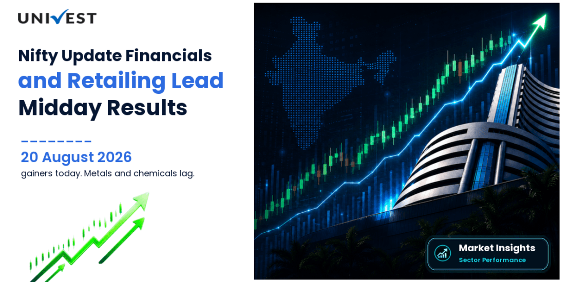 Nifty 50 Today: Midday Breadth Favours Financials and Retailing