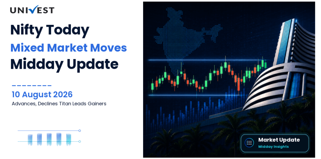 Nifty 50 Today: Midday Market Update for 10 August 2026