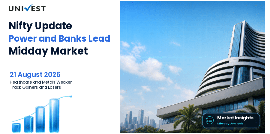 Nifty 50 Today: Midday Market Update for 21 August 2026