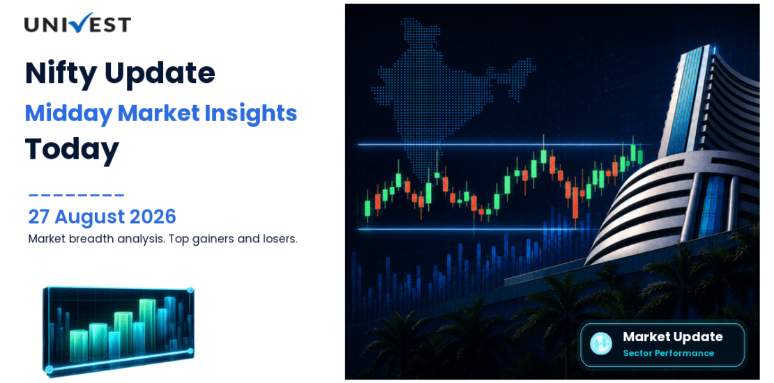 Nifty 50 Today: Midday Market Update for 27 August 2026