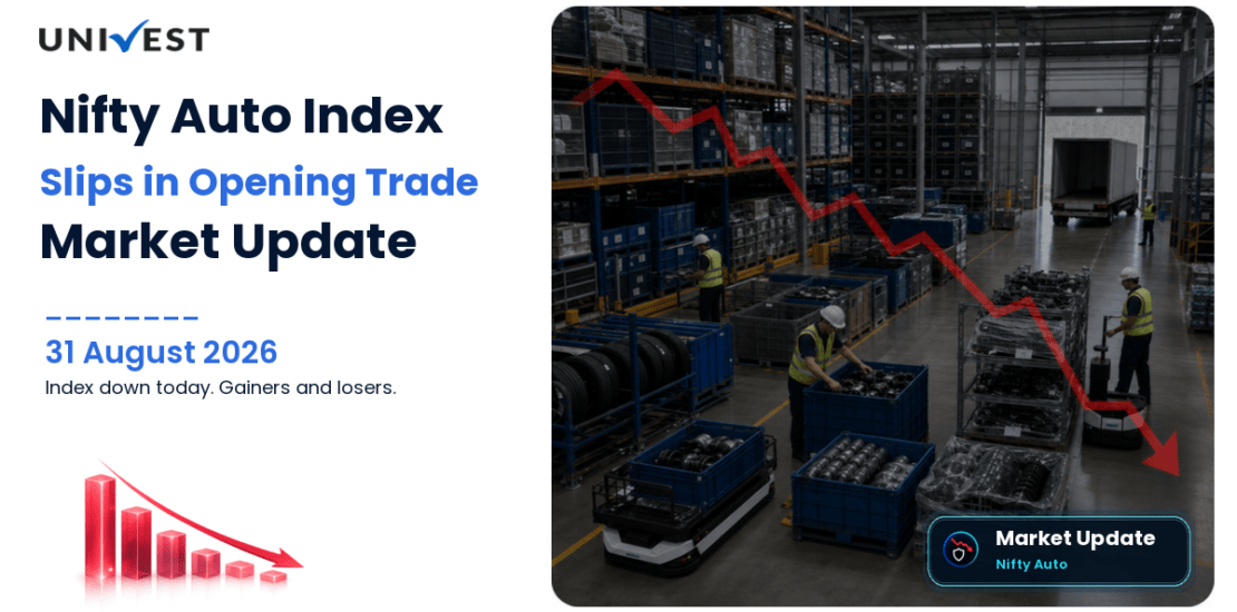 Nifty Auto Today: Index Slips 0.29% in Opening Trade