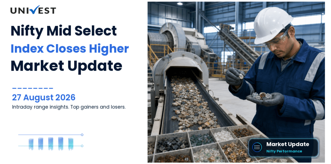 Nifty Mid Select Today: Index Ends 0.01% Higher on 27 August