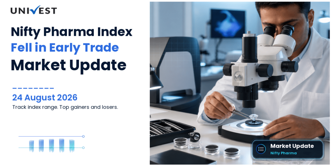 Nifty Pharma Today: Index Down 0.21% in Early Trade