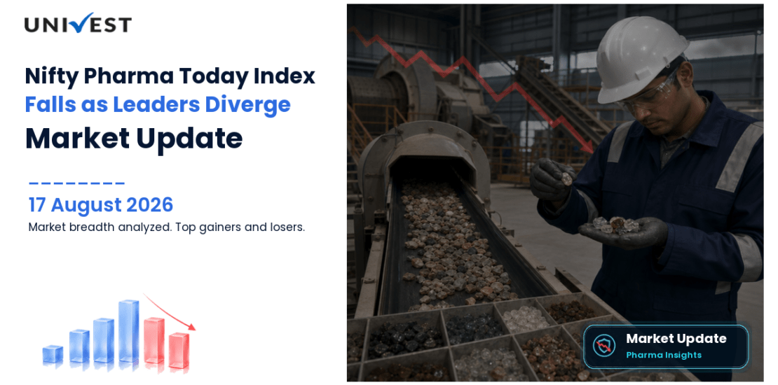Nifty Pharma Today: Index Falls as Leaders Diverge