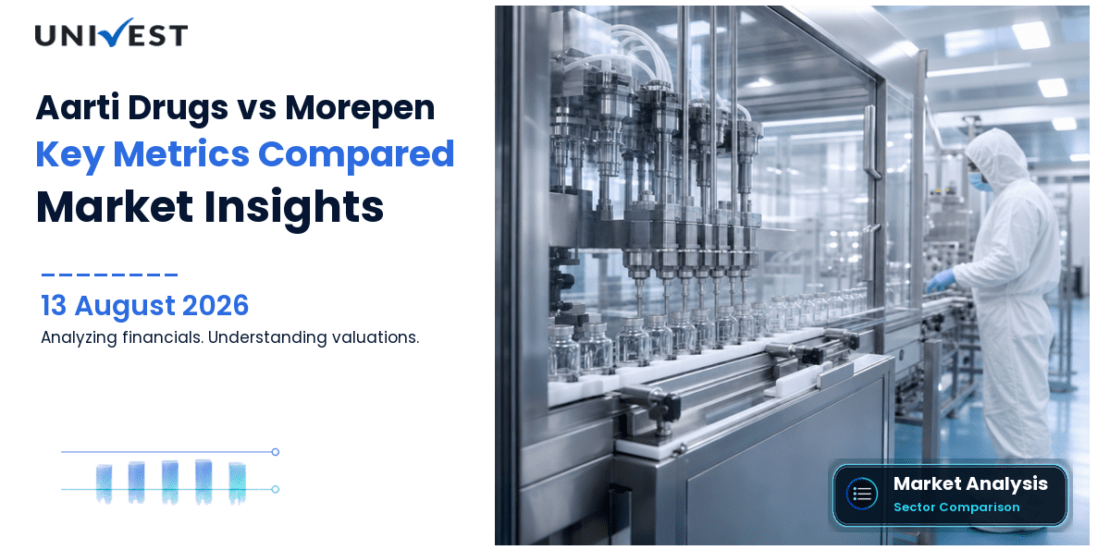 Aarti Drugs vs Morepen Laboratories: Share Price, PE and ROE Compared