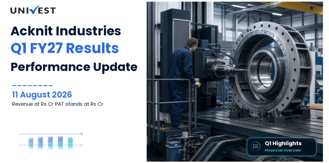 Acknit Industries Q1 FY27 Results: Revenue Rs 62 Cr, PAT Rs 2 Cr and Key Highlights