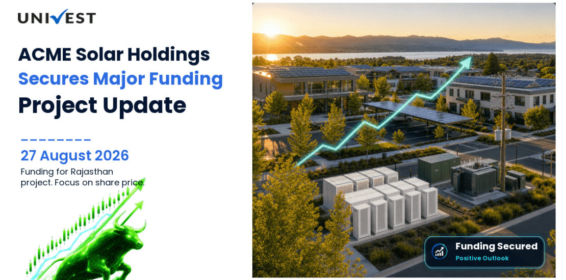 ACME Solar Holdings Share Price in Focus After Securing Rs 1,571 Crore Project Funding from IIFCL for Rajasthan Peak Power Project