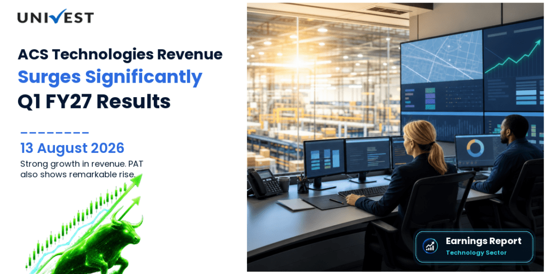 ACS Technologies Q1 FY27 Results: Revenue Surges 244% to Rs 95 Crore, PAT at Rs 3 Crore