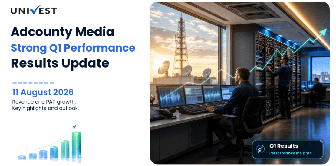 Adcounty Media Q1 FY27 Results: Revenue Rs 25 Cr, PAT Rs 5 Cr and Key Highlights