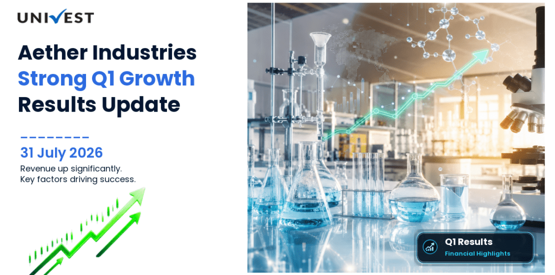 Aether Industries Q1 Results FY27: PAT at Rs 62 Cr for June 2026 Quarter