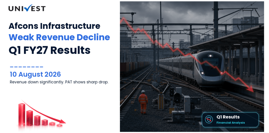 Afcons Infrastructure Q1 FY27 Results: Revenue Rs 2,671 Cr, PAT Rs 30 Cr and Key Highlights