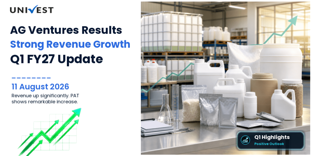 AG Ventures Q1 FY27 Results: Revenue Rs 49 Cr, PAT Rs 21 Cr and Key Highlights