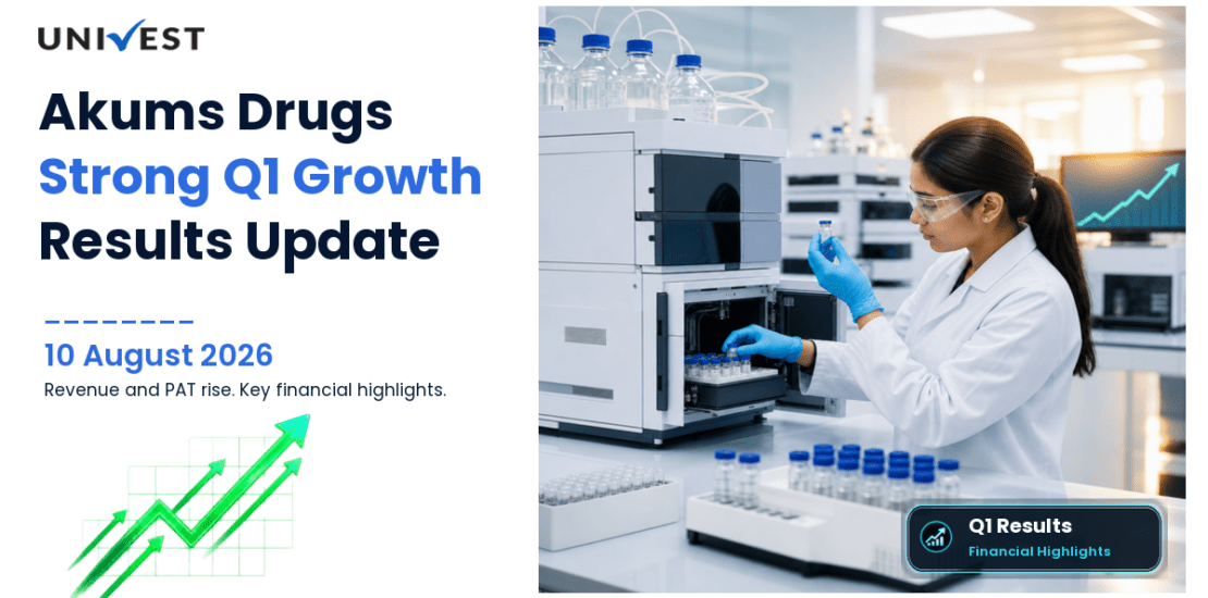 Akums Drugs Q1 FY27 Results: Revenue Rs 1,166 Cr, PAT Rs 100 Cr and Key Highlights