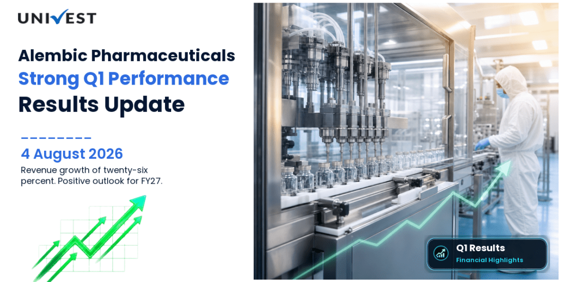 Alembic Pharmaceuticals Q1 Results FY27: PAT at Rs 171 Cr for June 2026 Quarter