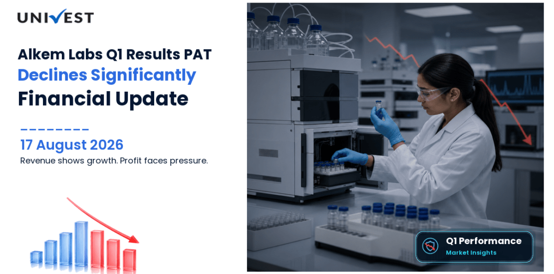 Alkem Lab Q1 FY27 Results: Revenue Rs 3740 Cr, PAT Rs 521 Cr