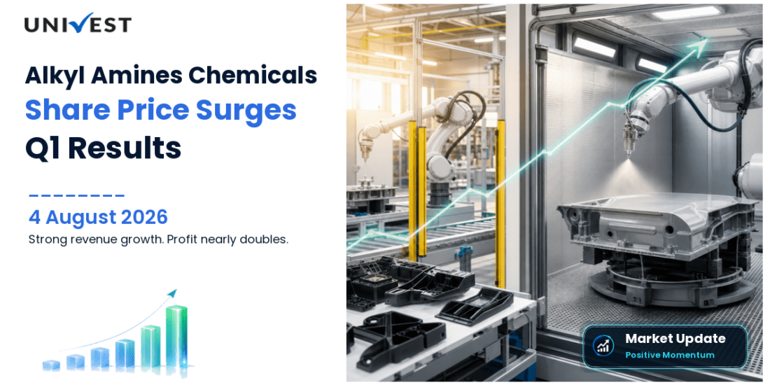 Alkyl Amines Chemicals Share Price Gains 5.31% After Q1 FY27 Results on 4 August 2026