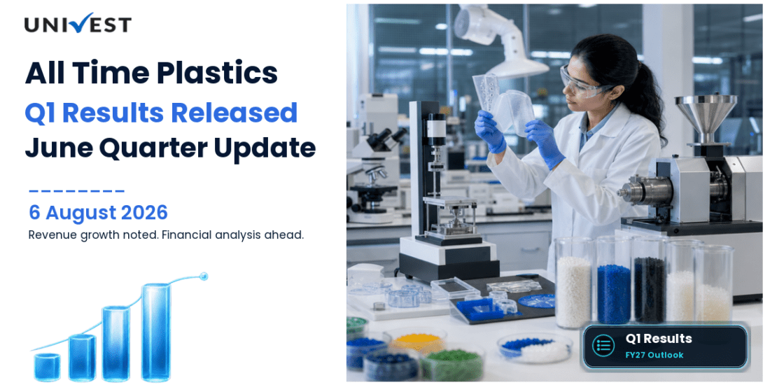 All Time Plastics Q1 Results FY27: PAT at Rs 11 Cr for June 2026 Quarter
