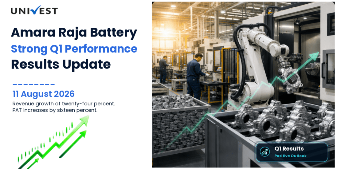 Amara Raja Battery Q1 FY27 Results: Revenue Rs 4,214 Cr, PAT Rs 190 Cr and Key Highlights