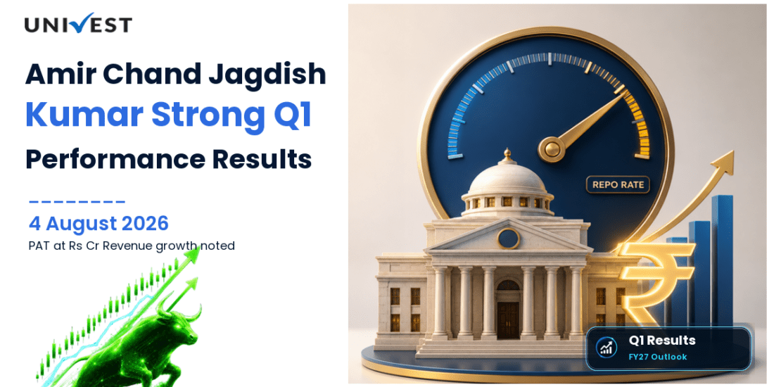 Amir Chand Jagdish Kumar Q1 Results FY27: PAT at Rs 36 Cr for June 2026 Quarter