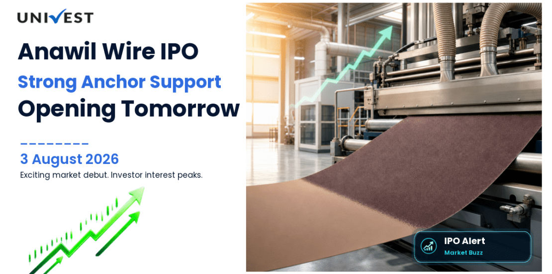 Anawil Wire IPO: Windmill Tower Maker Raises Rs 50.64 Crore From 19 Anchor Investors Ahead of August 3 Opening