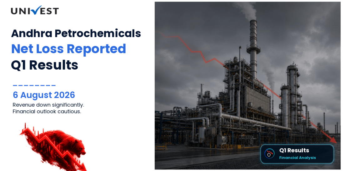 Andhra Petrochemicals Q1 Results FY27: Net Loss of Rs 3 Cr for June 2026 Quarter