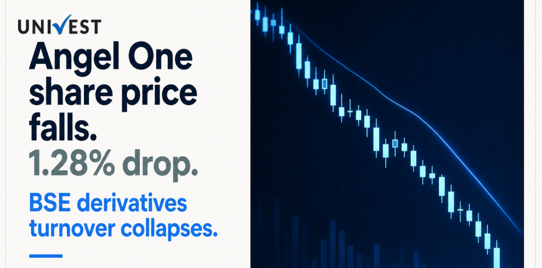 Angel One Share Price Falls 1.28% as BSE Derivatives Turnover Collapses 40 to 50 Percent After CAS Implementation: Listed Brokerages in Focus