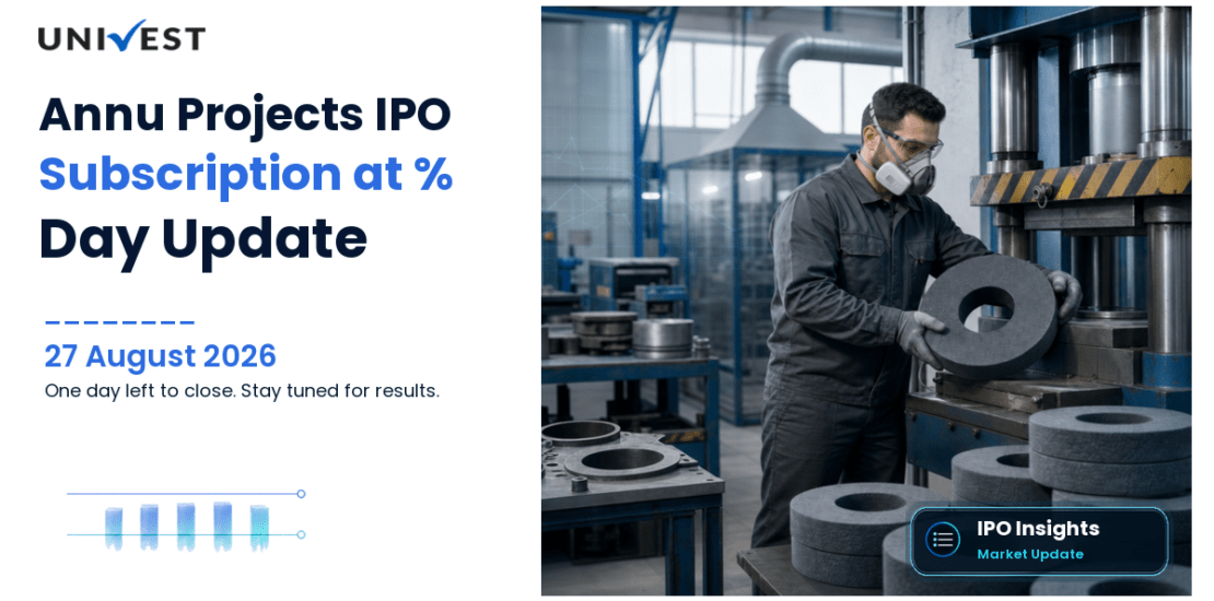 Annu Projects Initial Public Offering Day 3 Update: Subscription at Around 40%, One Day Left Before Closing