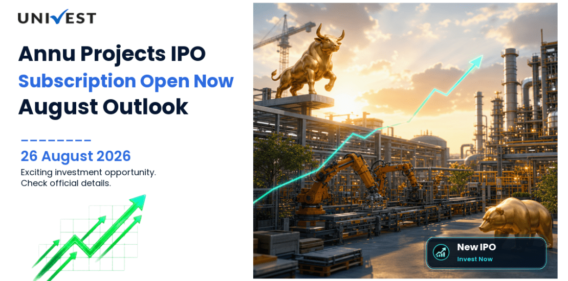 Annu Projects IPO 2026: Subscription Open from August 25 to August 28, 2026 on BSE