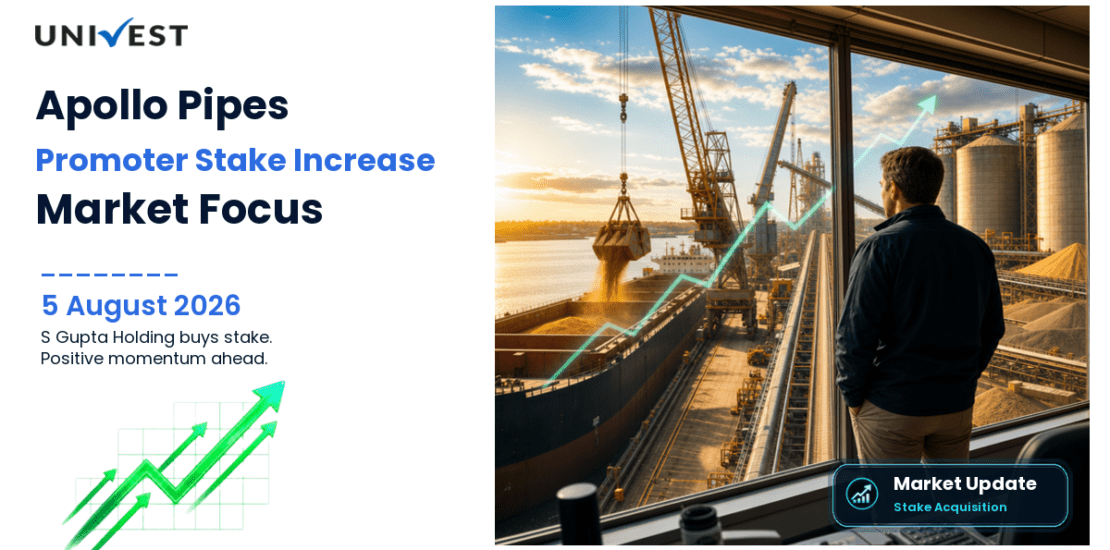Apollo Pipes Share Price in Focus as Promoter Entity S Gupta Holding Buys Over 1 Percent Stake Worth Rs 23.5 Crore on 5 August 2026