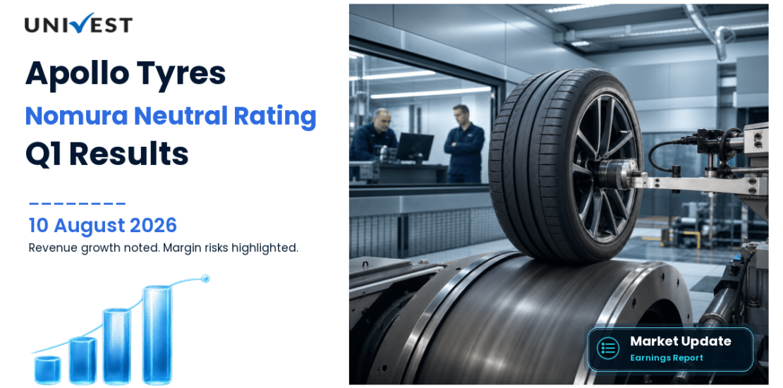 Apollo Tyres Share Price: Neutral, Rs 468 Target Post Q1