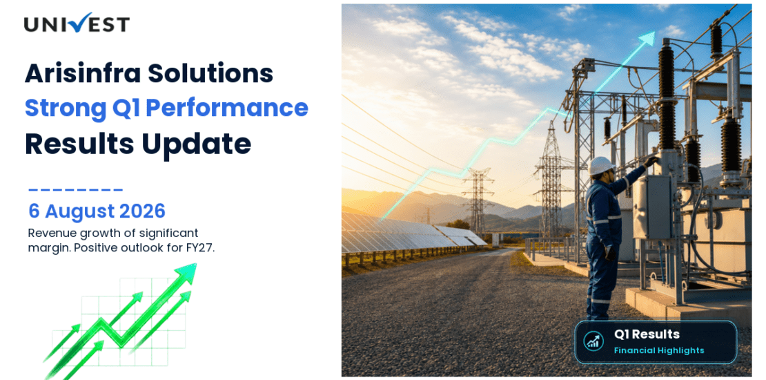Arisinfra Solutions Q1 Results FY27: PAT at Rs 20 Cr for June 2026 Quarter