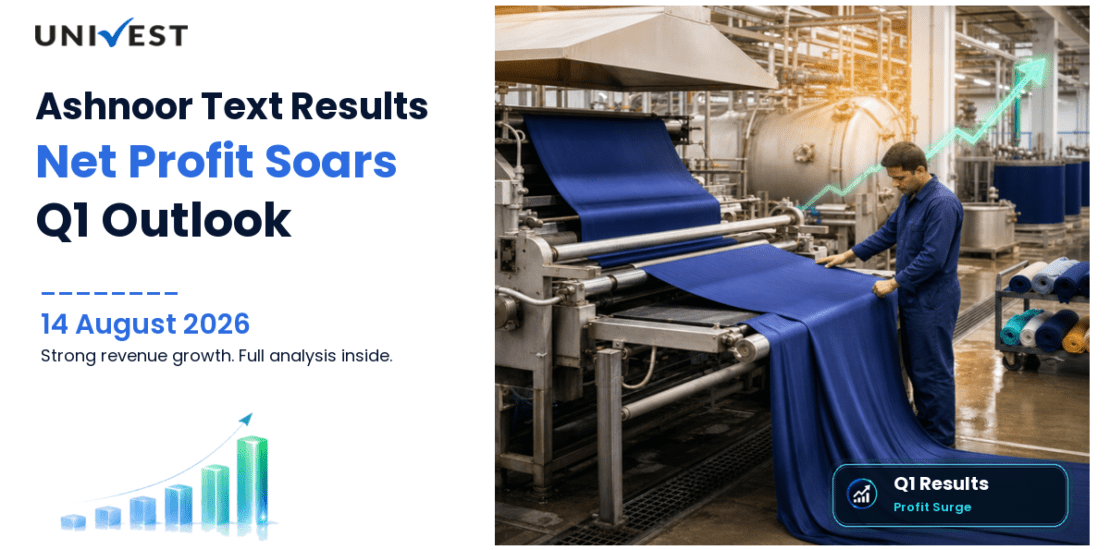 Ashnoor Text Q1 Results FY27: Net Profit Surges 113.52%, Revenue Rs 34 crore