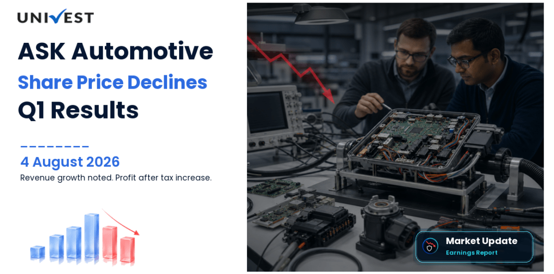 ASK Automotive Share Price Falls 3.22% After Q1 FY27 Results on 4 August 2026