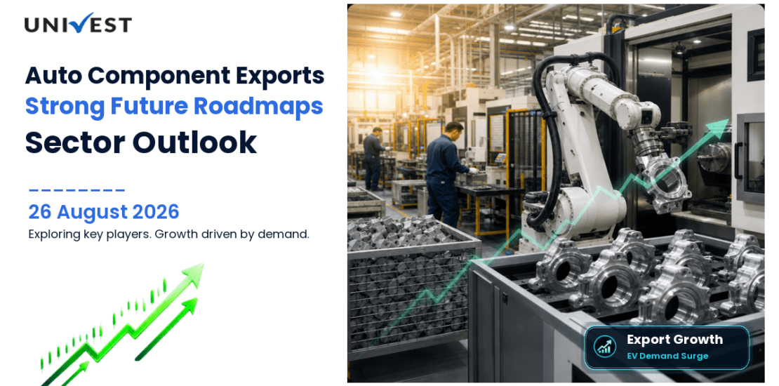 5 Auto Component Export Stocks in India with Strong Future Roadmaps as Global OEM Supply Chain Diversification, EV Precision Component Demand, and Cost-Competitive Manufacturing Drive Export Growth