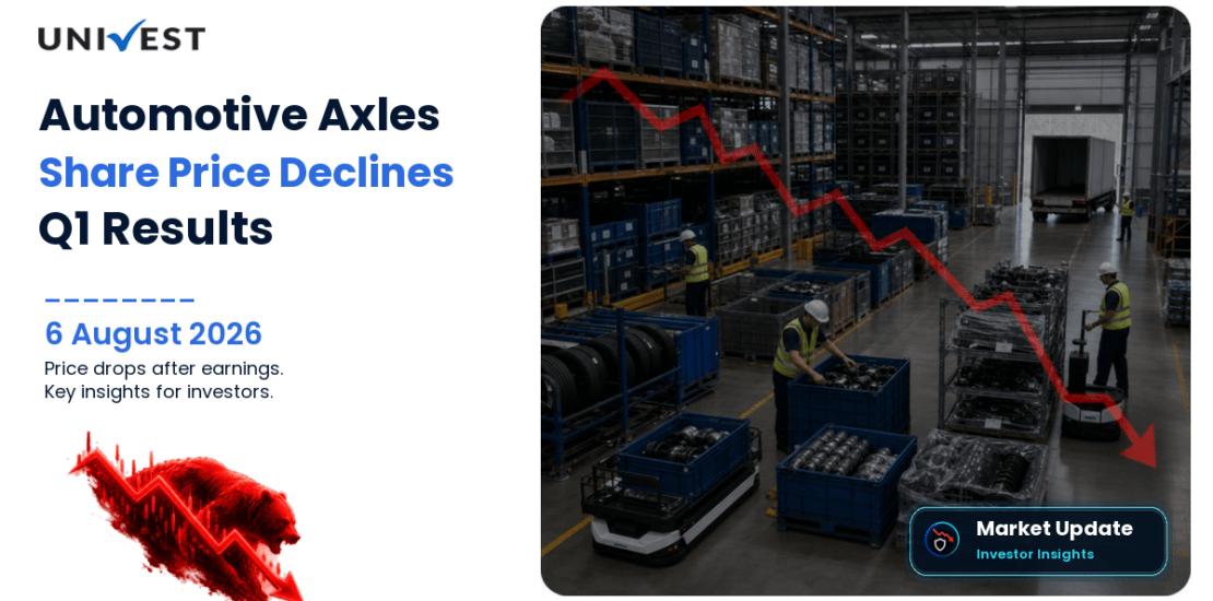 Automotive Axles Share Price Falls 3.42% After Q1 FY27 Results